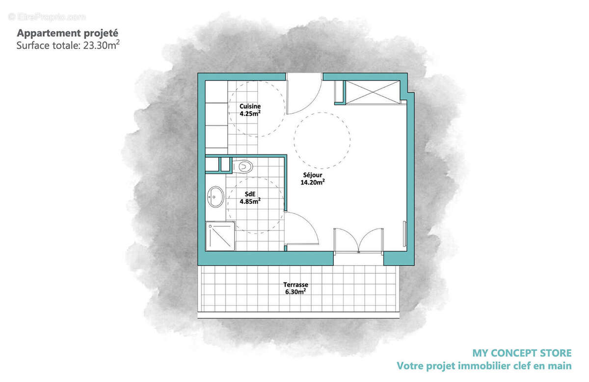 Appartement à LEVALLOIS-PERRET