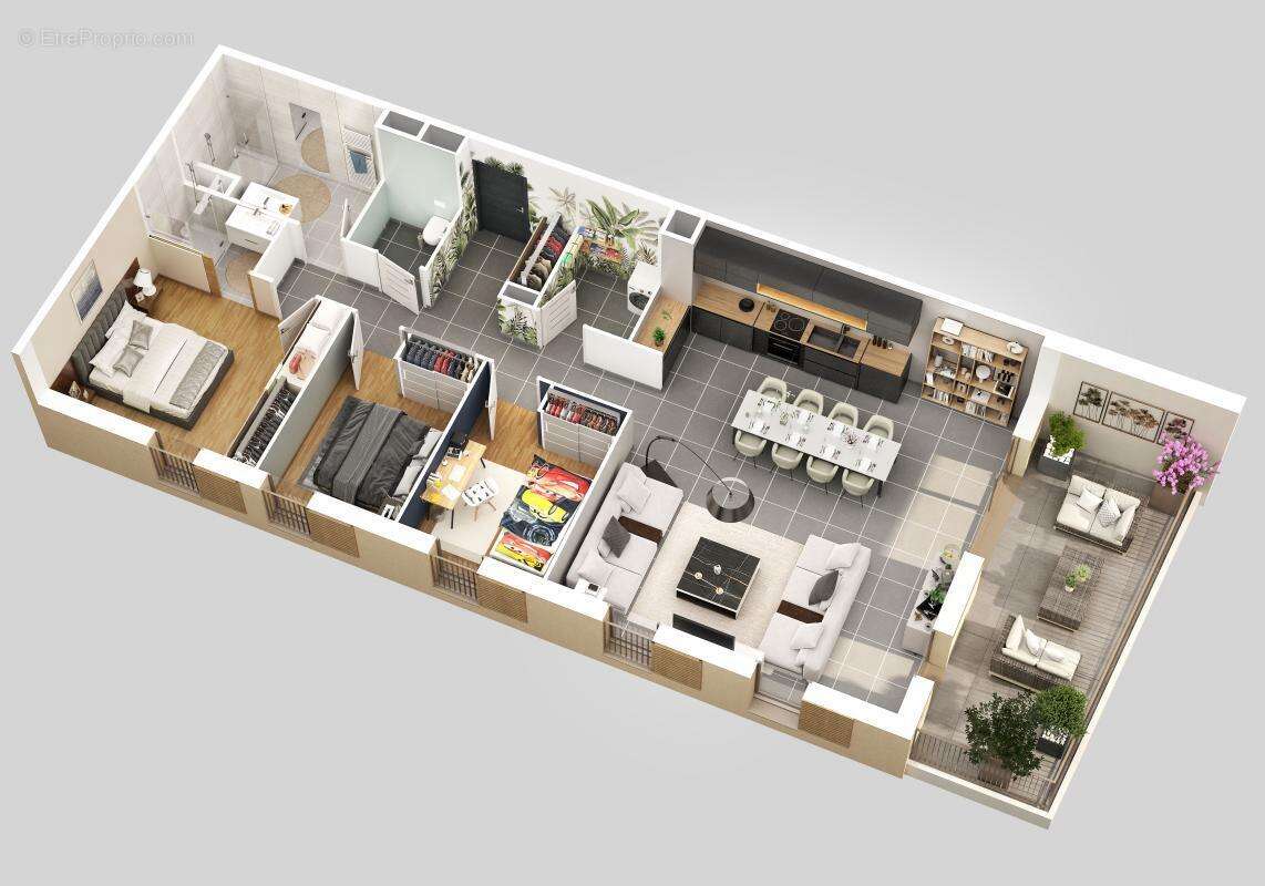 Appartement à BEAUMONT-LES-VALENCE