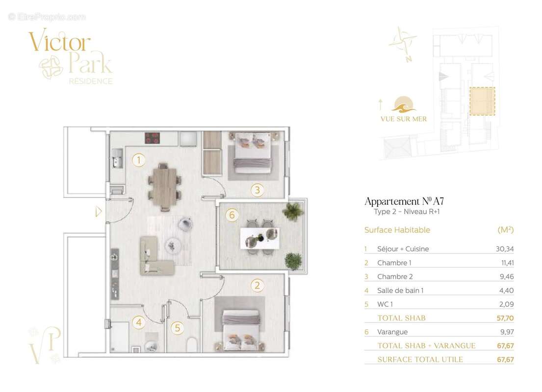 Appartement à SAINT-PIERRE