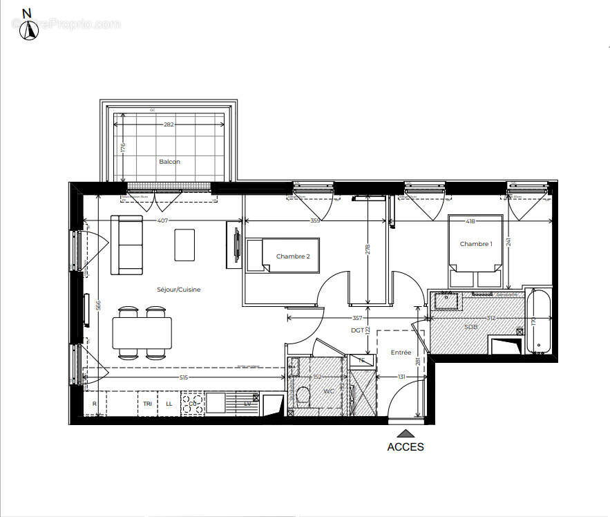 Appartement à LE PLESSIS-ROBINSON