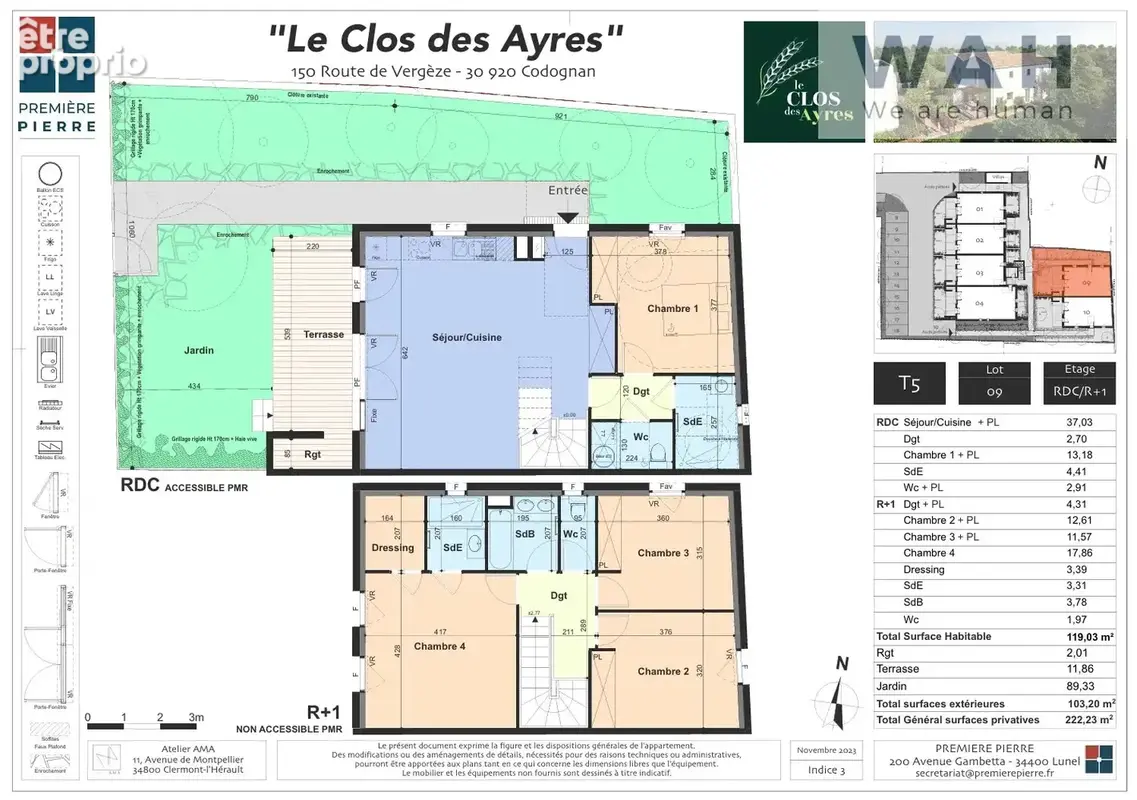 Maison en r+1 - 5 pieces - neuf - 30920 codognan - photo 8