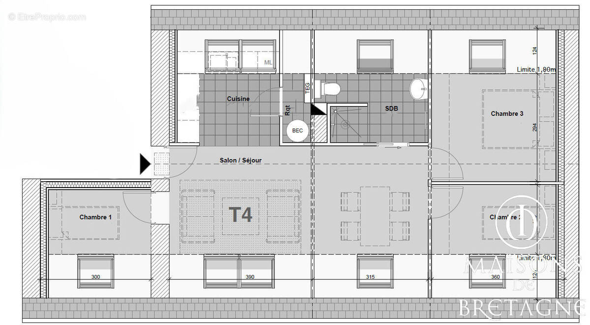 Appartement à PONT-AVEN