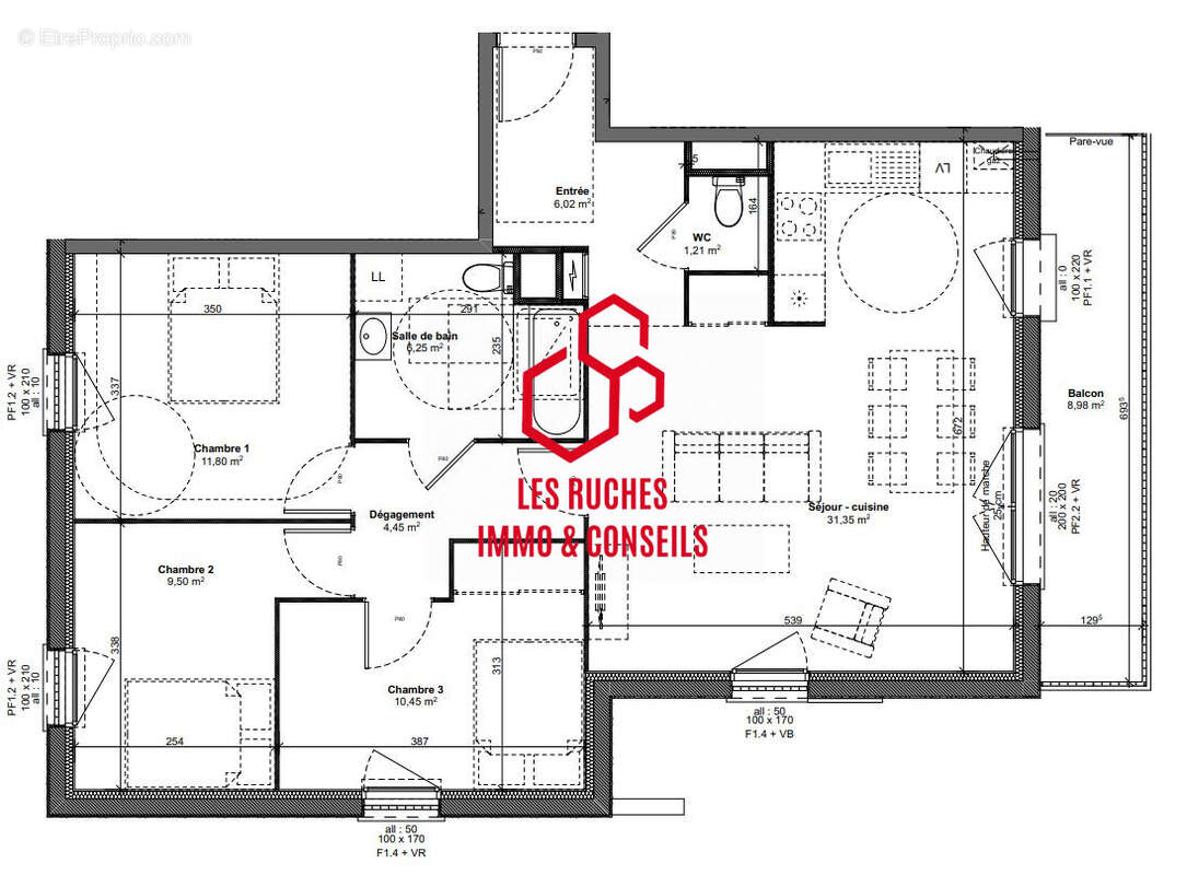 Appartement à MARLY-LA-VILLE