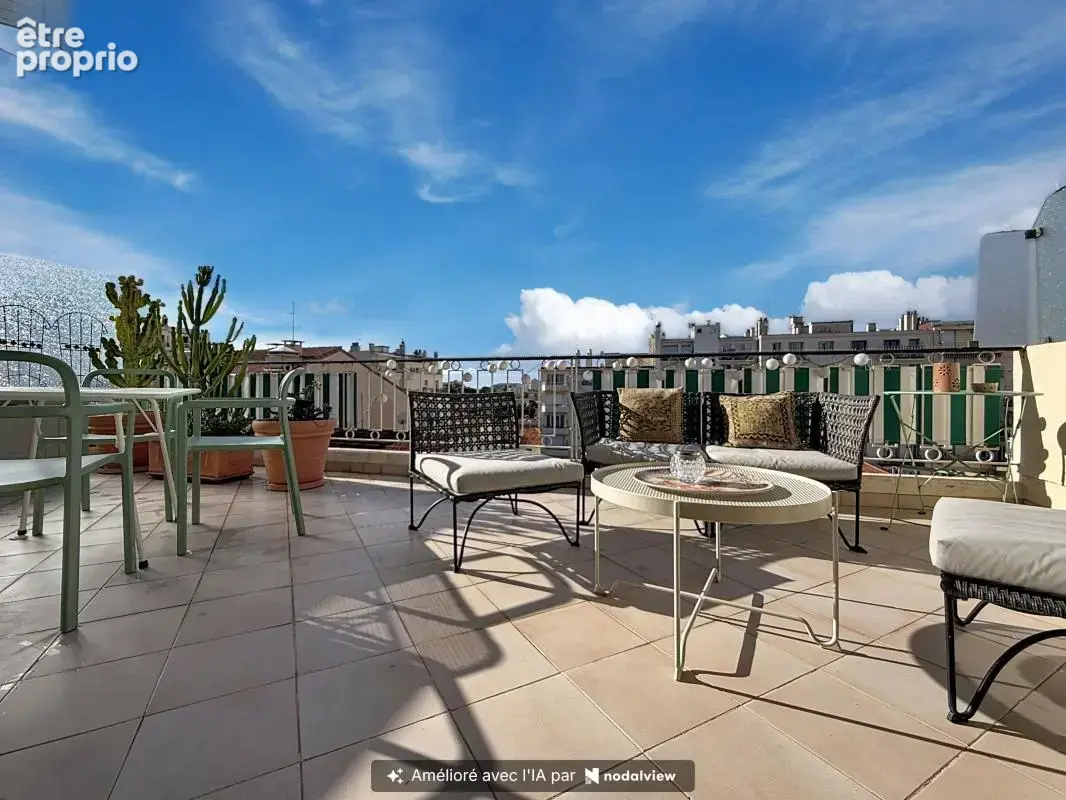 NICE Promenade Carras F1 30m² maxi terrasse 18m² cave - photo 2