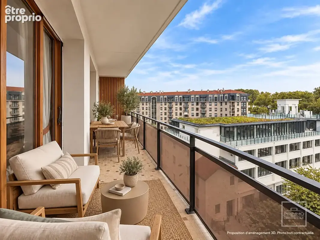 Lyon 6, prox. tete d'or, dernier etage, 165.40m², grand balcon de 21m² - photo 12