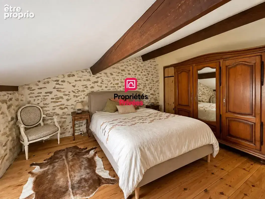 Maison familiale en pierre 4 chambres avec jardin sans vis à vis à Noaillan - photo 15