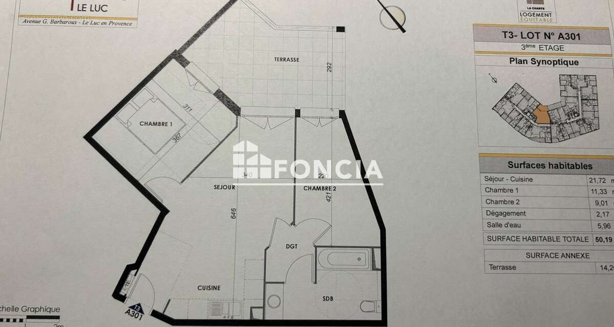 Appartement à LE LUC