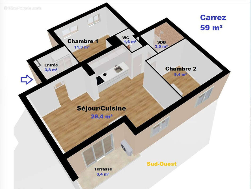 Appartement à CANNES