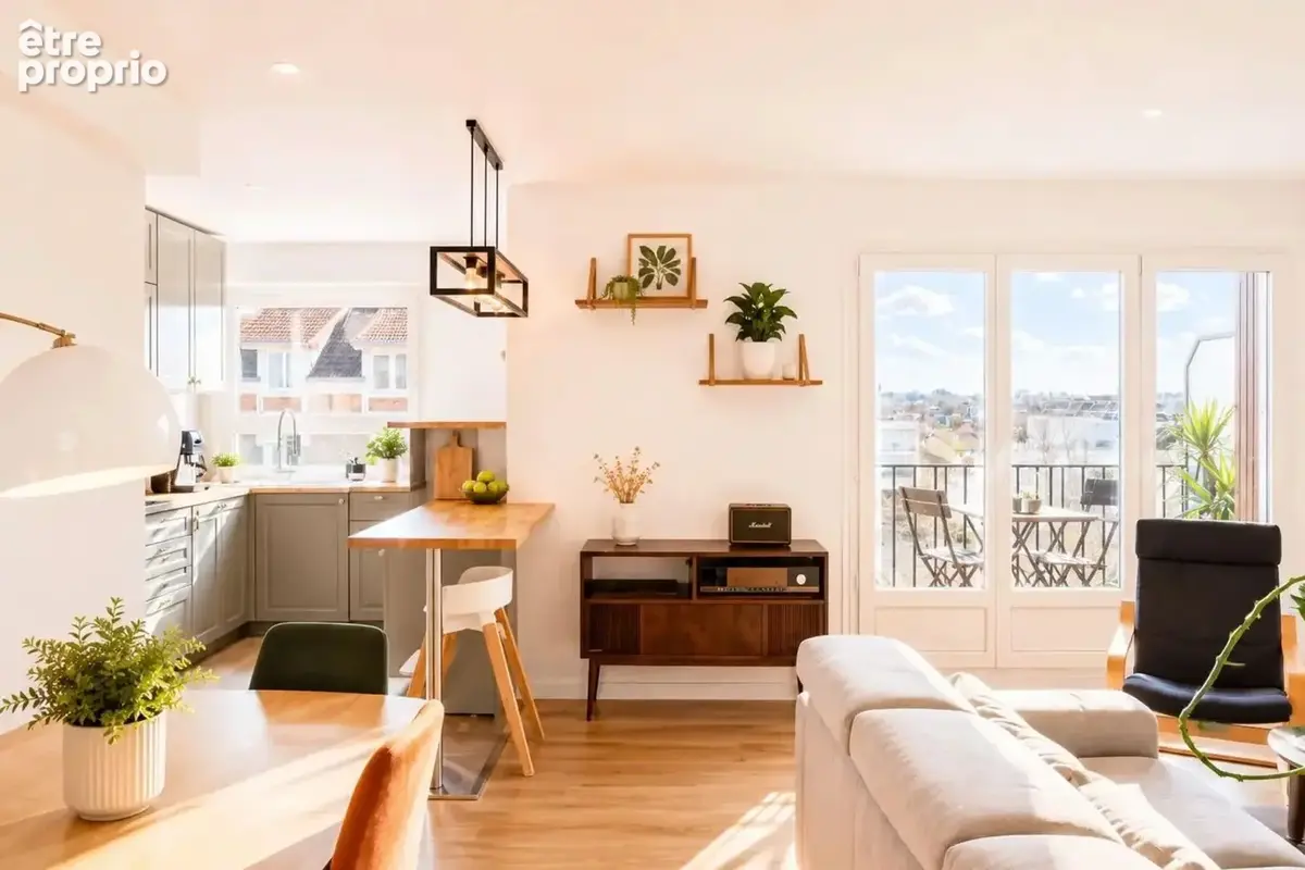 3 pièces avec terrasse, cave et parking - photo 2