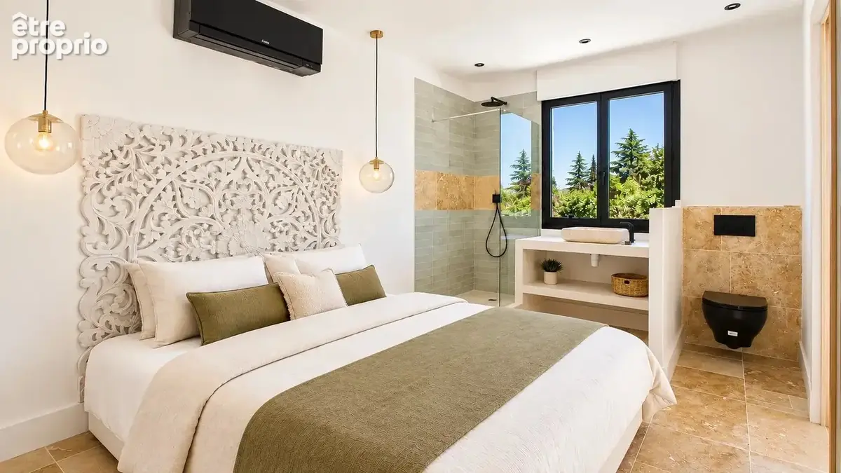 Golfe-juan – proche super cannes  villa 200 m² – vue mer – piscine - photo 12