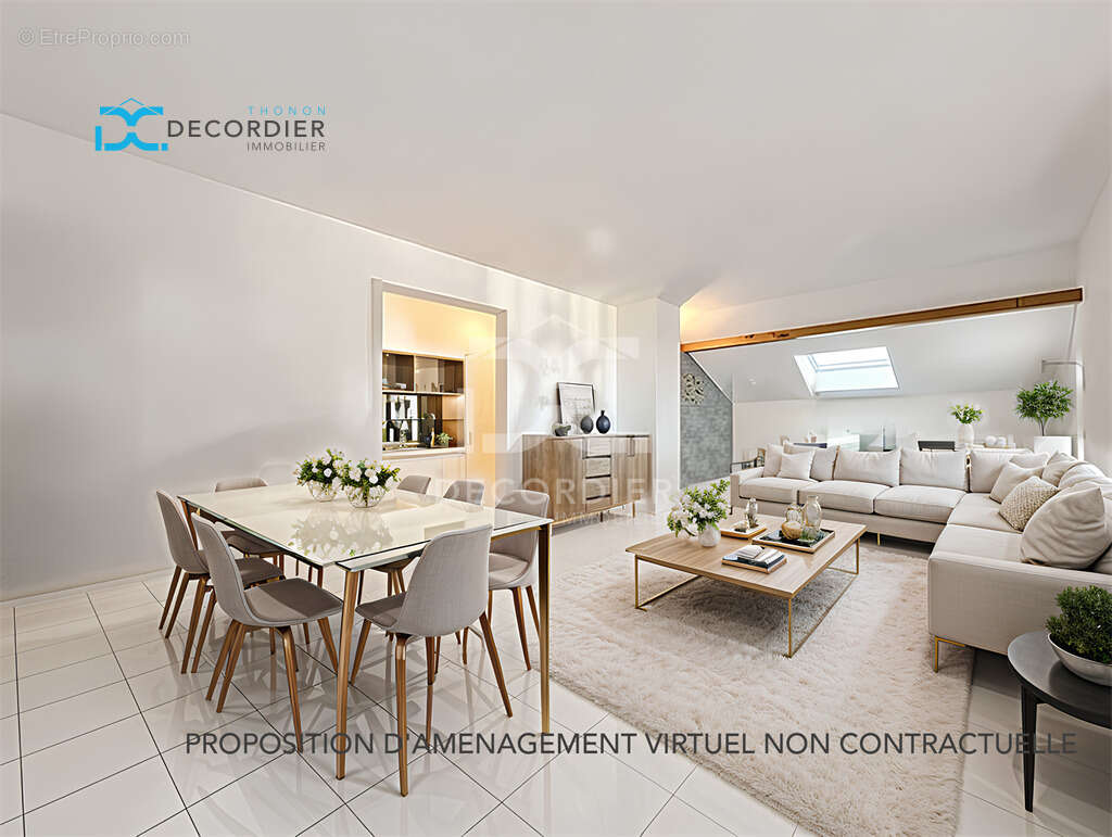 Thonon-les-bains appartement t3 bis 77m² et 91m2 au sol - photo 18