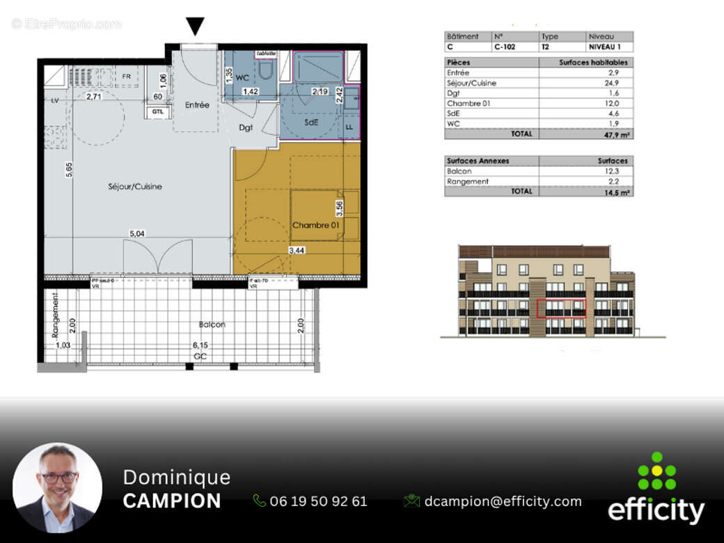 Appartement à ECHIROLLES