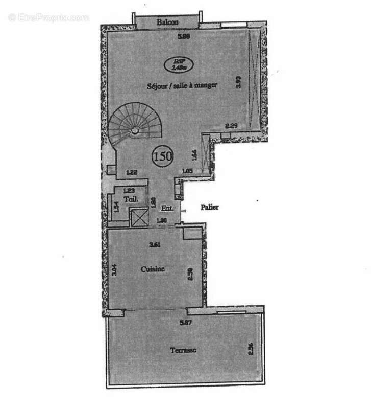 Appartement à PARIS-15E