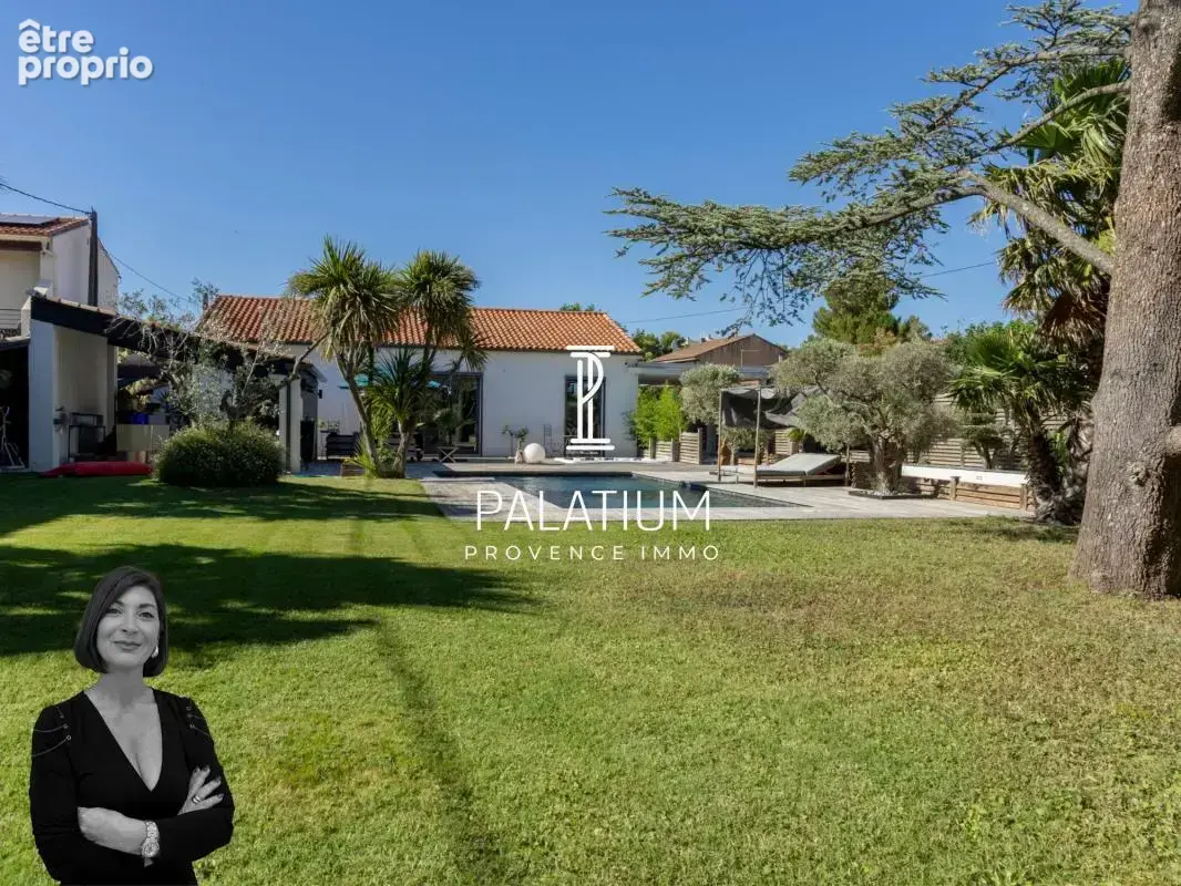 Villa contemporaine, piscine, jardin paysage - photo 2