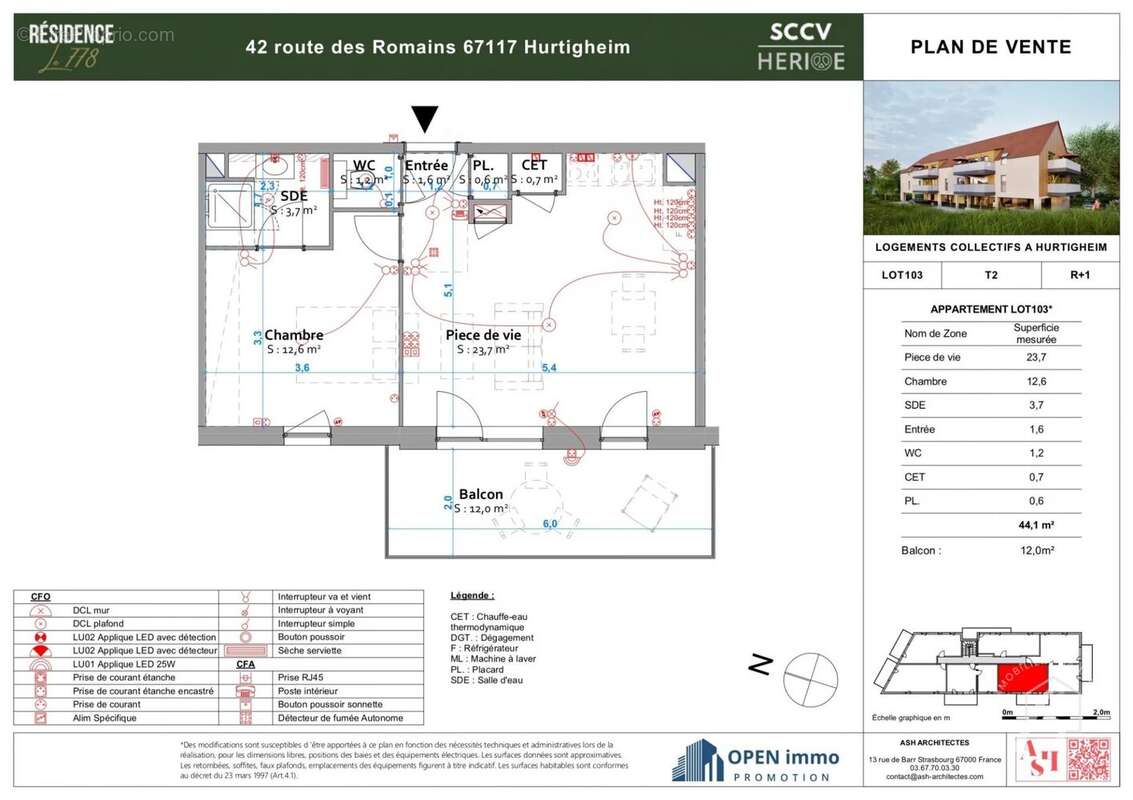 Appartement à HURTIGHEIM