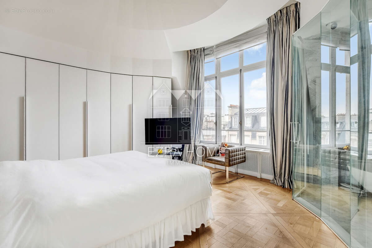 Paris 16 éme - auteuil - dernier étage - duplex d’exception - 227,61 m2 - 4/5 suites - balcon - climatisation - photo 11