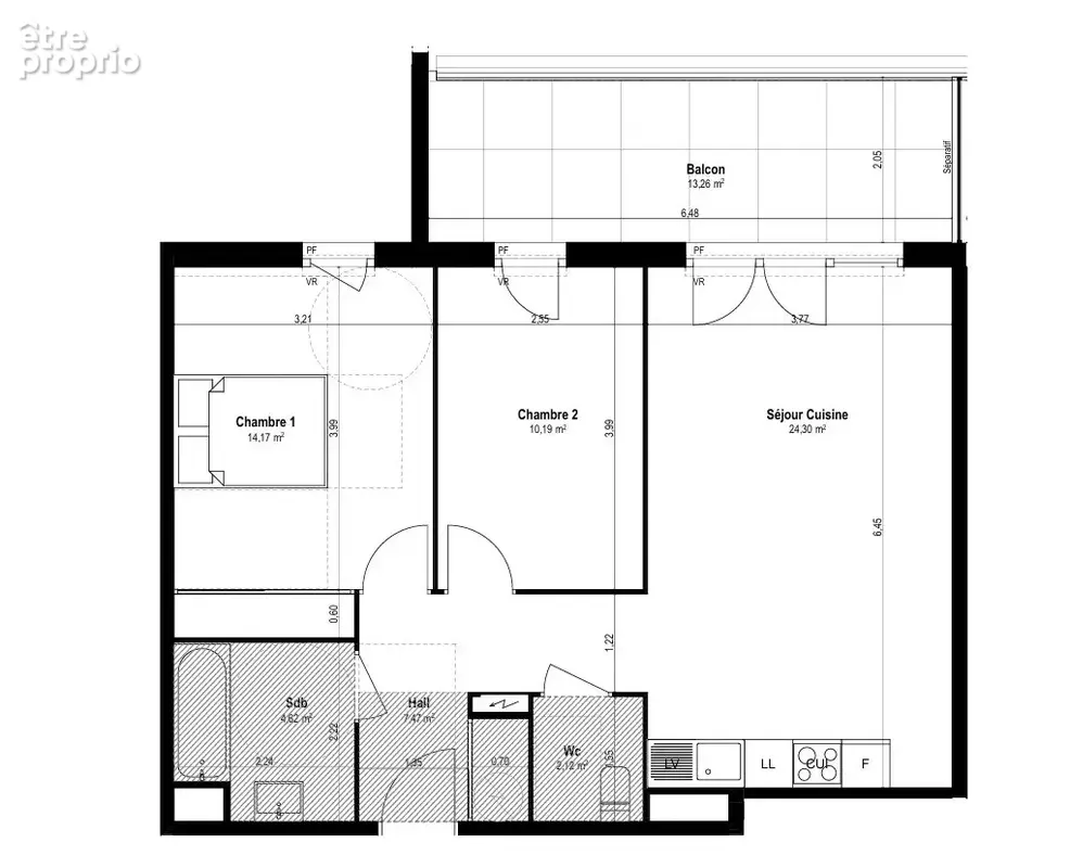Appartement 3 pièces 63 m² à vendre à Saint-Laurent-Du-Var (06700) - photo 5