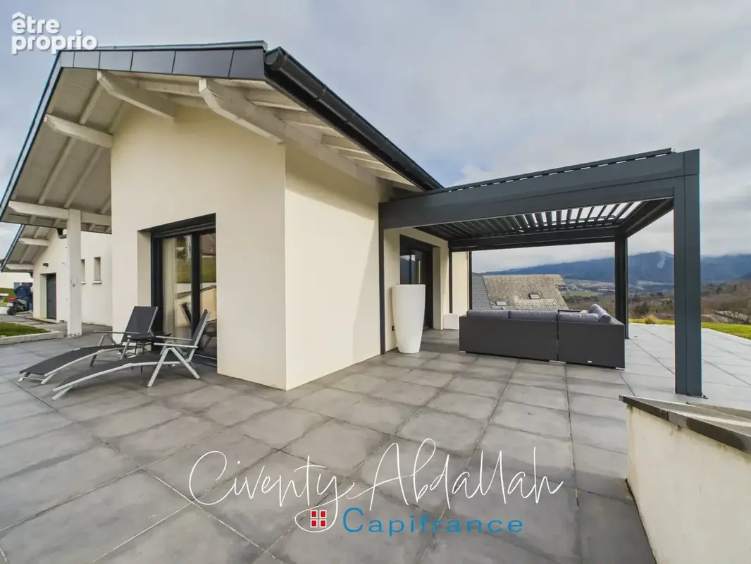 FILLIERE (74) Villa contemporaine avec vue panoramique & terrain construuctible – Opportunité rare proche d’Annecy - photo 3