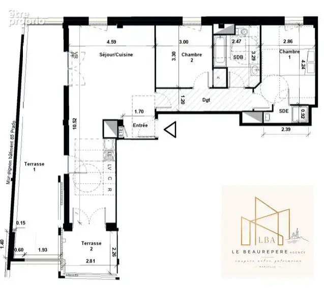 Appartement 3 pièces 75 m² à vendre à Marseille-8e (13008) - photo 6