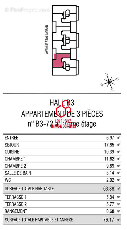 Appartement à COLOMBES