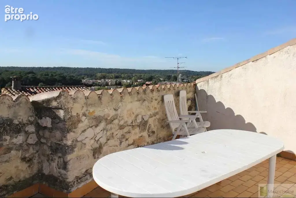 Maison en pierre  terrasse tropézienne  vue panoramique à 180° - photo 2