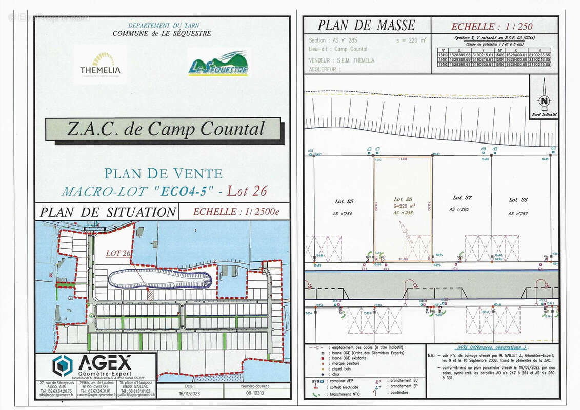 Terrain à LE SEQUESTRE