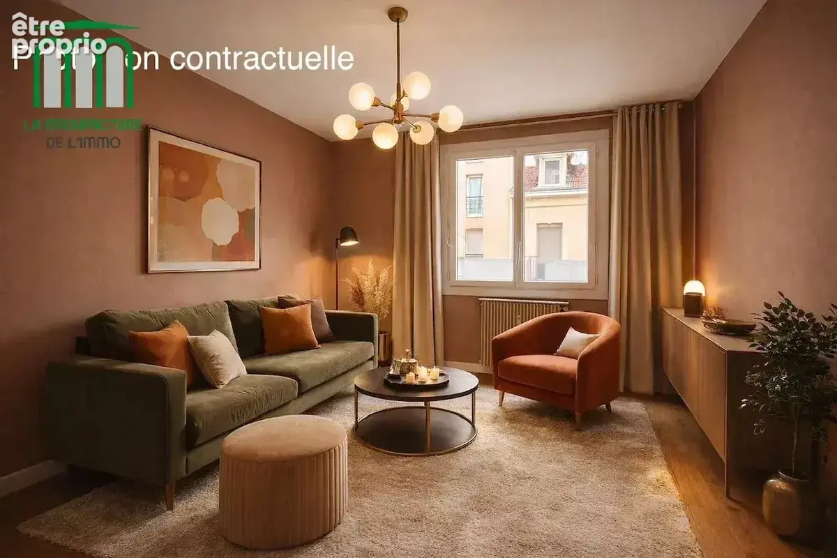 Saint etienne hauts de jacquard - t3 de 63,39m²  avec garage et cave - photo 4