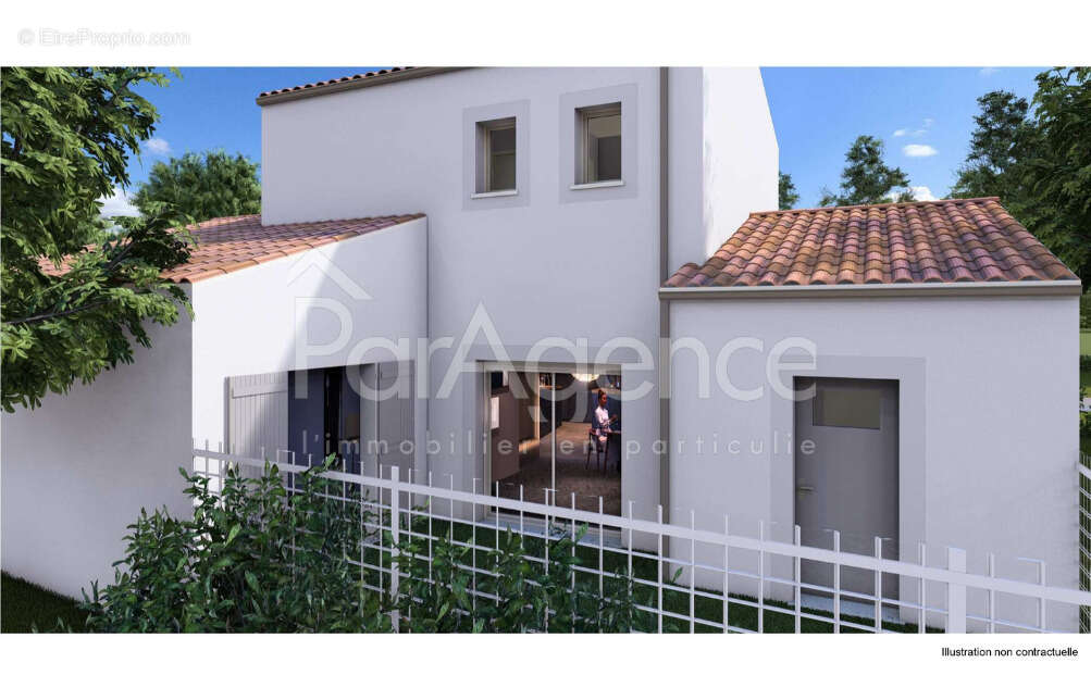 Maison neuve   Séjour traversant et terrasse - photo 6