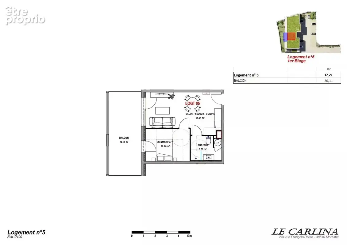 Vente Appartement Morestel(38510) 162 300ï¿œ - photo 2
