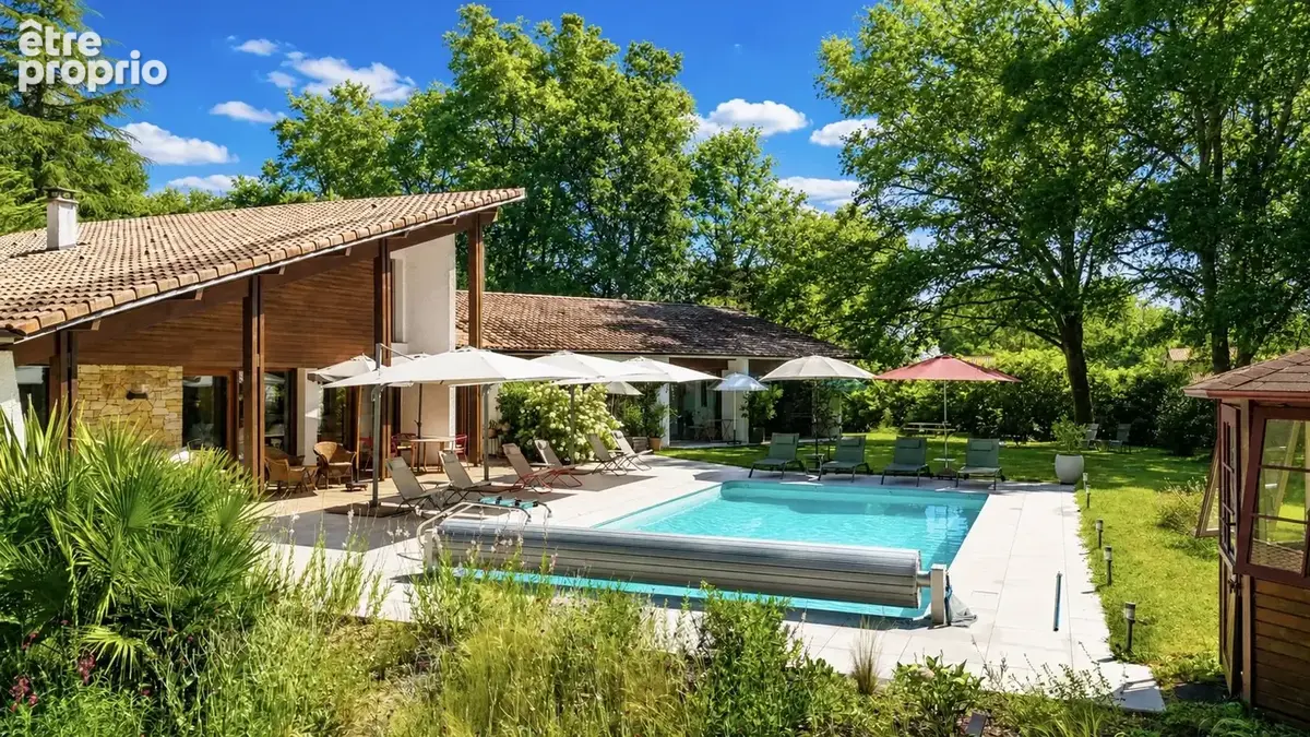 Maison d'architecte Mid-Century d'inspiration californienne  350 m² sur parc de 16 000 m²  Dax - photo 3