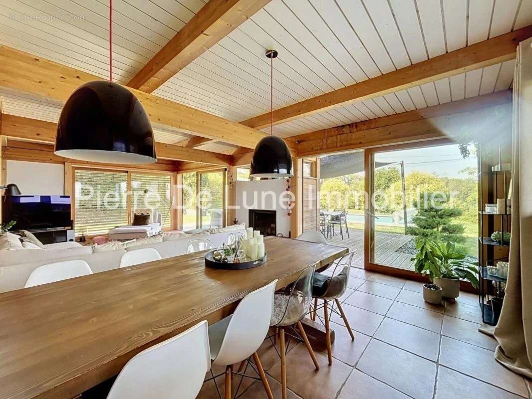 Trévignin – Maison d'exception en ossature bois avec vue dominante, piscine et panorama sur les montagnes - photo 6