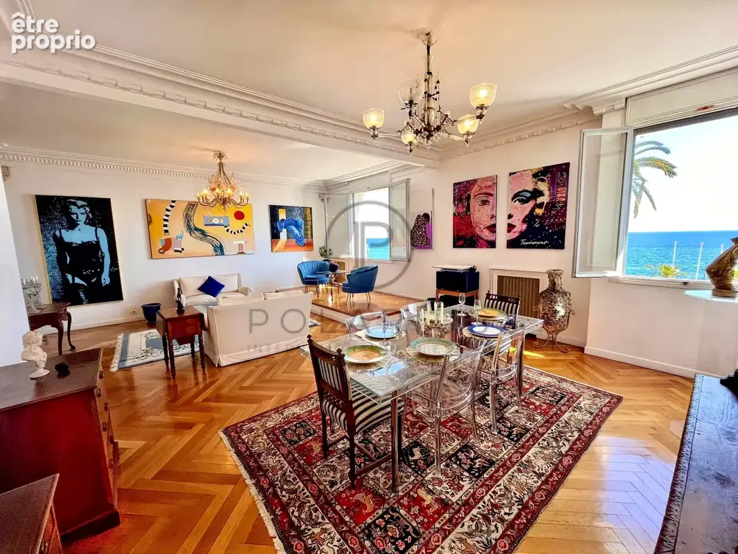 Appartement Art déco sur la Promenade des Anglais  2 chambres  Vue panoramique sur la mer  Garage souterrain en enfilade (double - photo 6