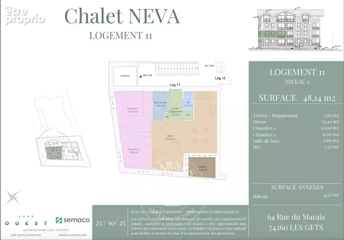 Les Gets   Appartement proche centre   T3 - photo 2