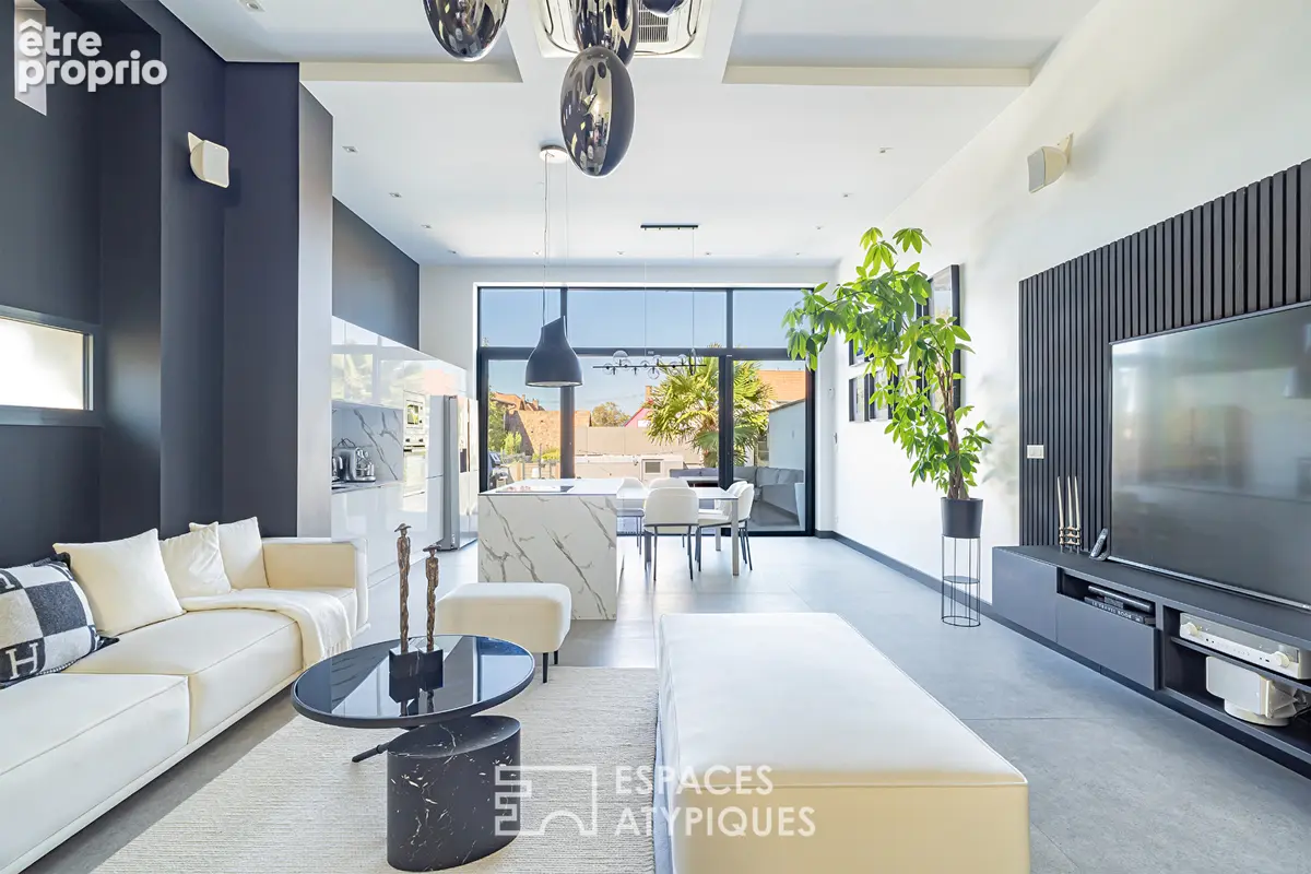 Ancienne grange rénovée esprit loft et son spa de nage - photo 6