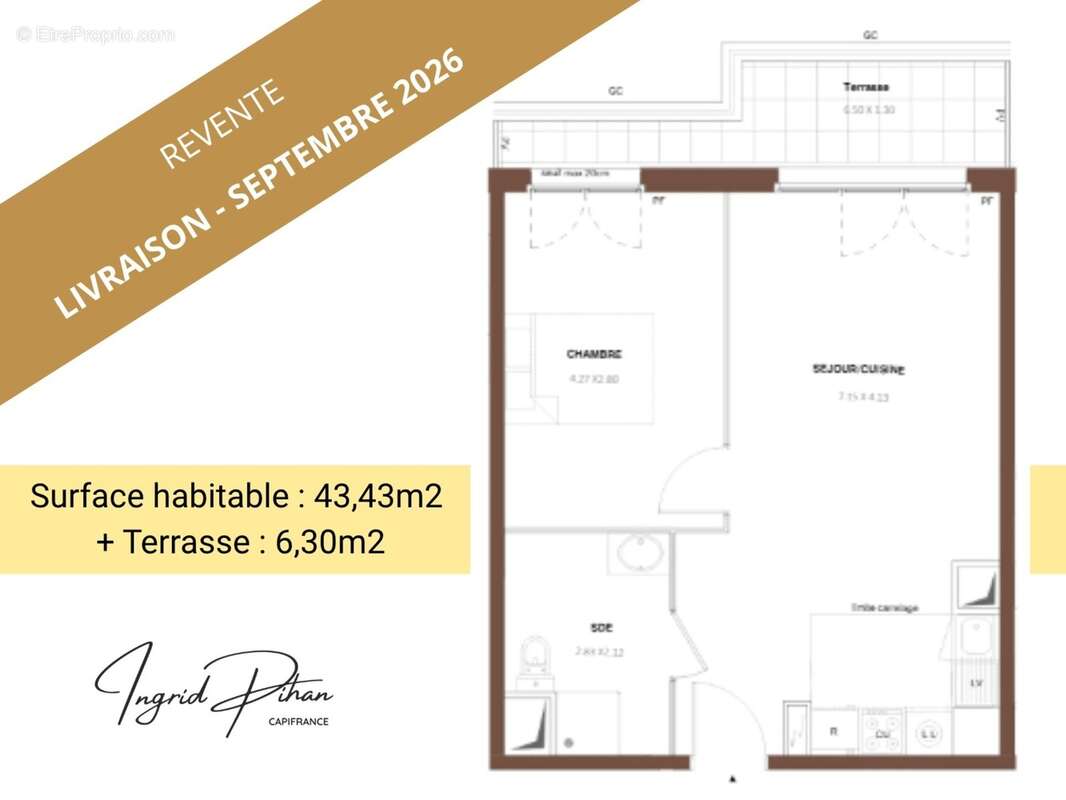 T2 - 43m2 + Balcon de 6m2 + Parking - BEZONS (95) - photo 13