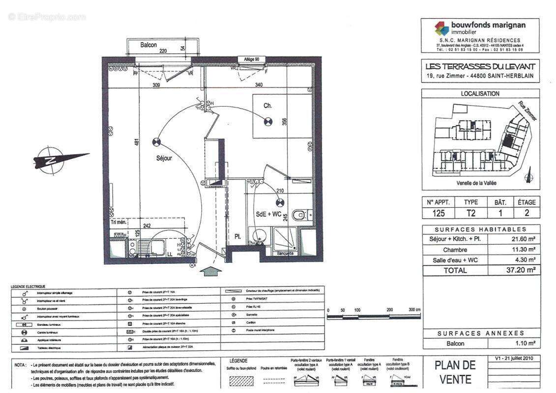 Appartement à SAINT-HERBLAIN