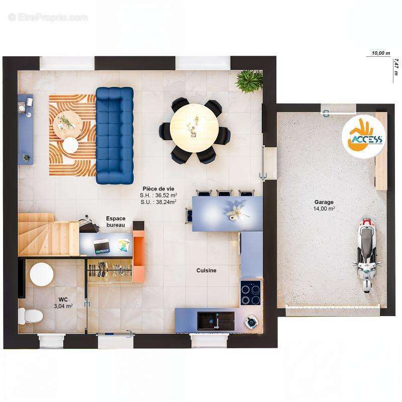 Maison 5 pièces 77 m2 - photo 6