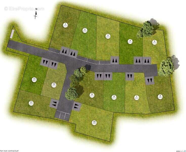 Terrain à L&#039;AIGUILLON-SUR-VIE