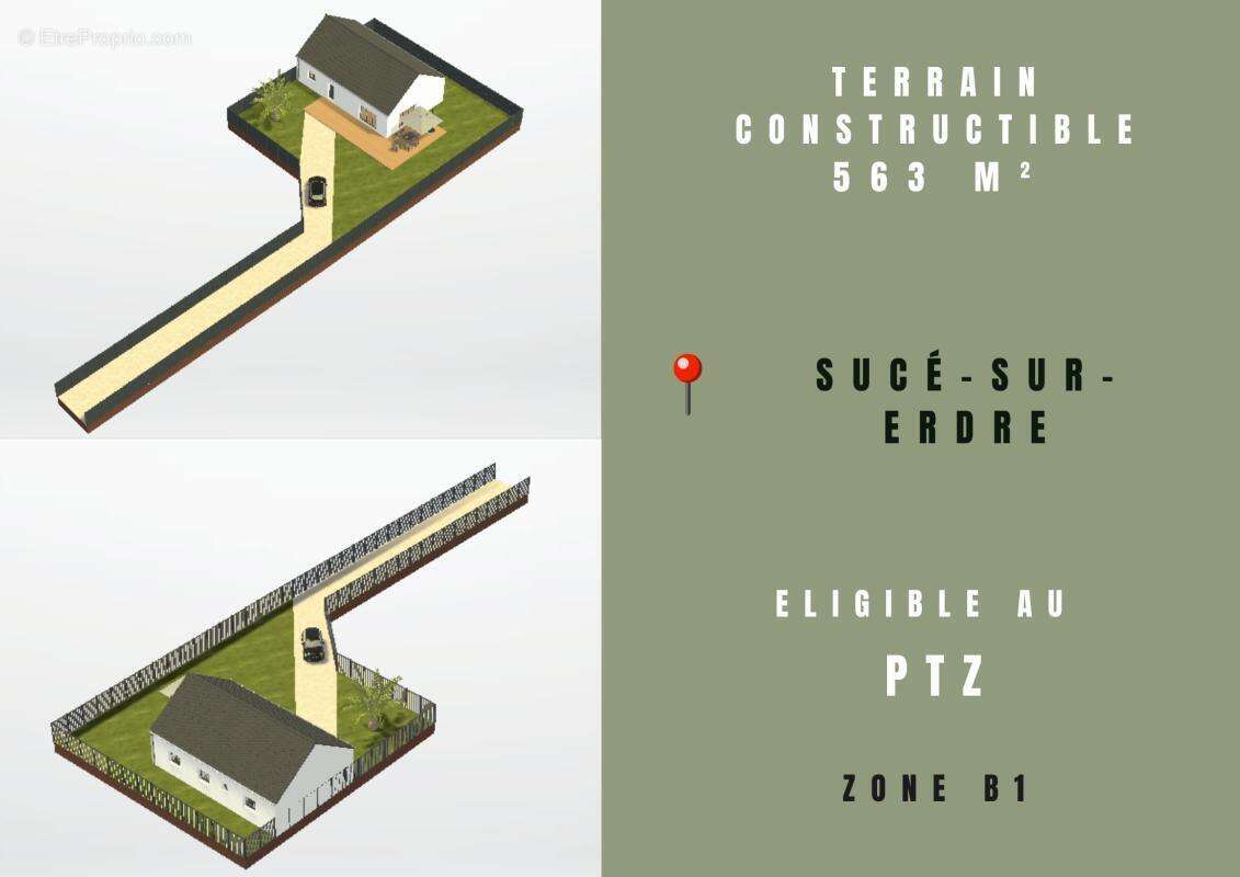 Terrain constructible - suce sur erdre  - proche bourg - photo 3