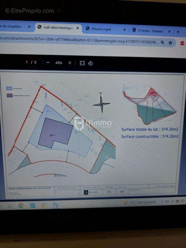 Privas-(07000)-Terrain à bâtir pour la réalisation de 5 villas - photo 5