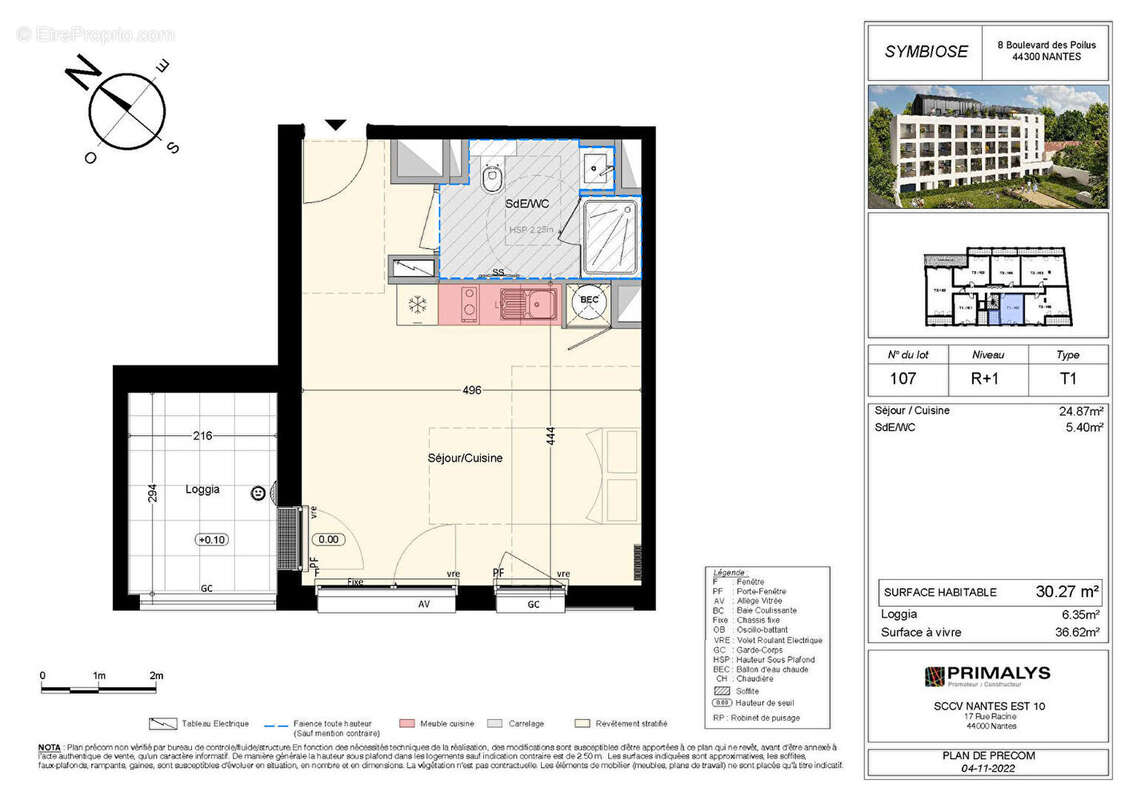 Appartement à NANTES