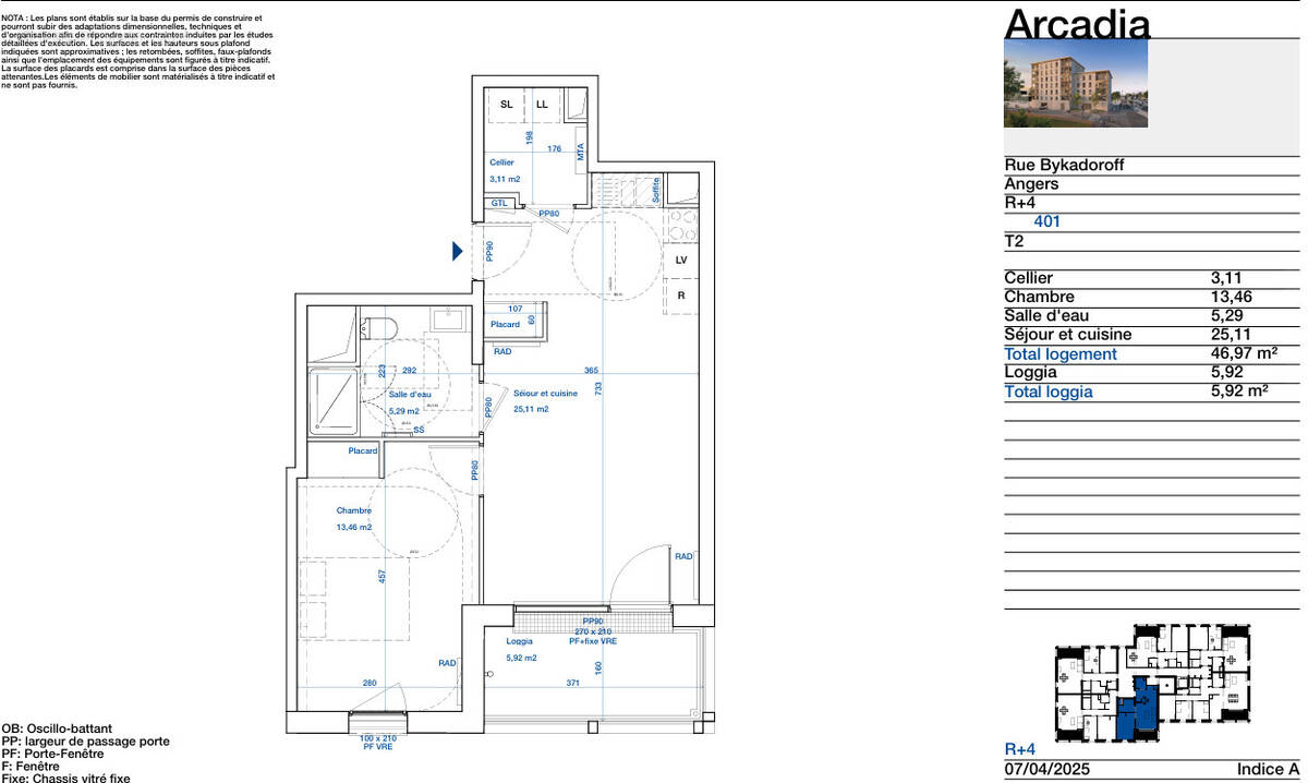 Appartement à ANGERS