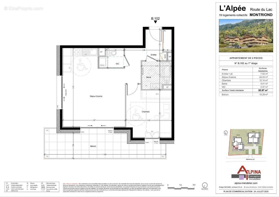 Appartement à MONTRIOND