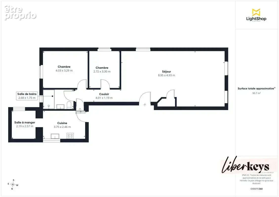 Bel appartement traversant de 89 M2 à Lyon 3 Monchat - photo 9