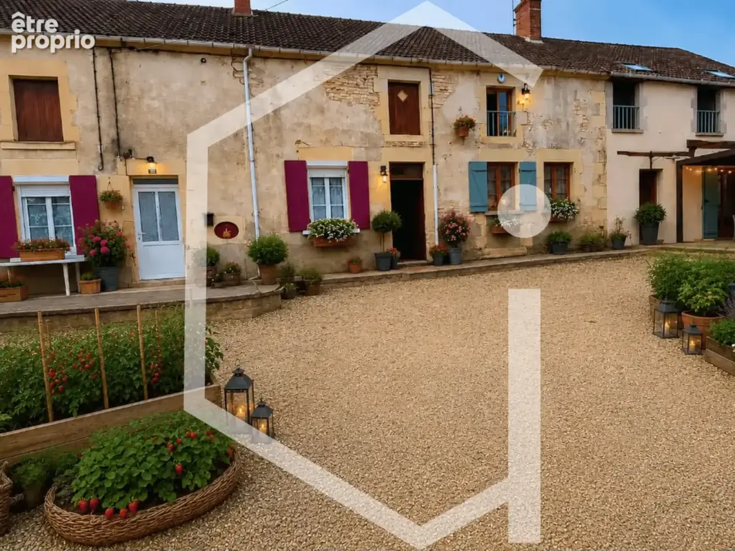 Ensemble immobilier composé de 2 maisons granges et jardin - photo 2