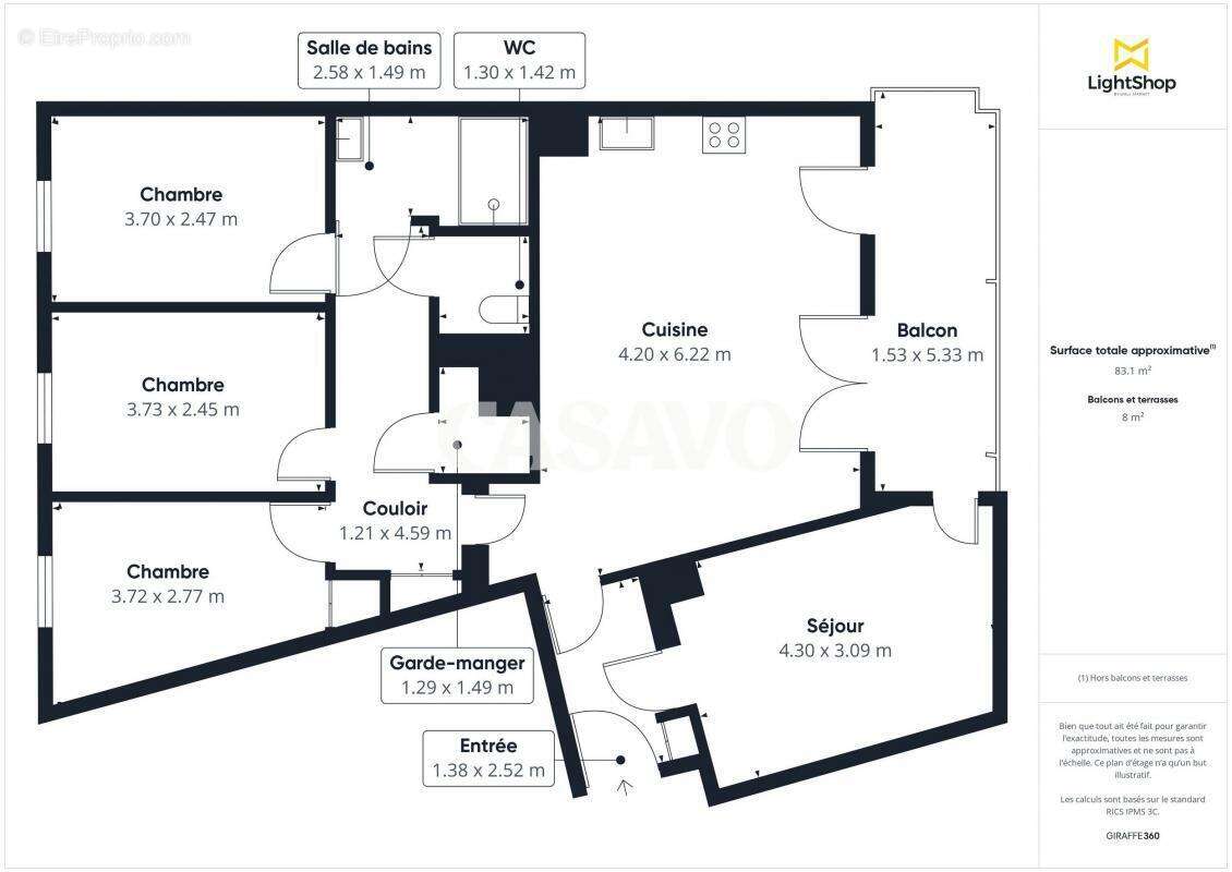 Appartement à AUBERVILLIERS