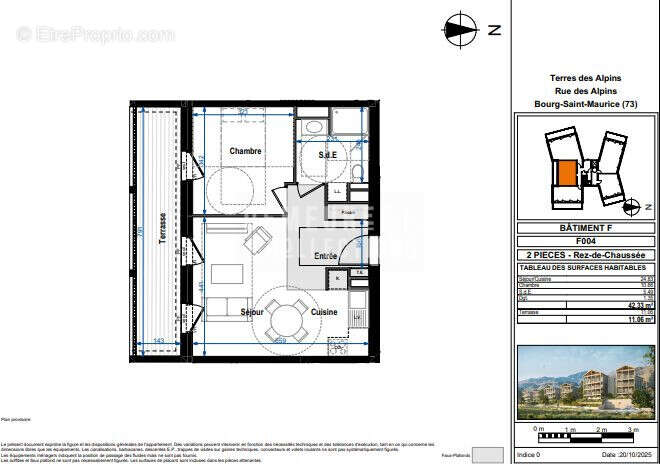 Appartement à BOURG-SAINT-MAURICE