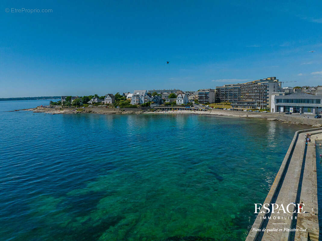 À vendre, dans le triangle d'or Concarnois - face à la mer : appartement 2 pièces avec terrasse et parking - photo 10