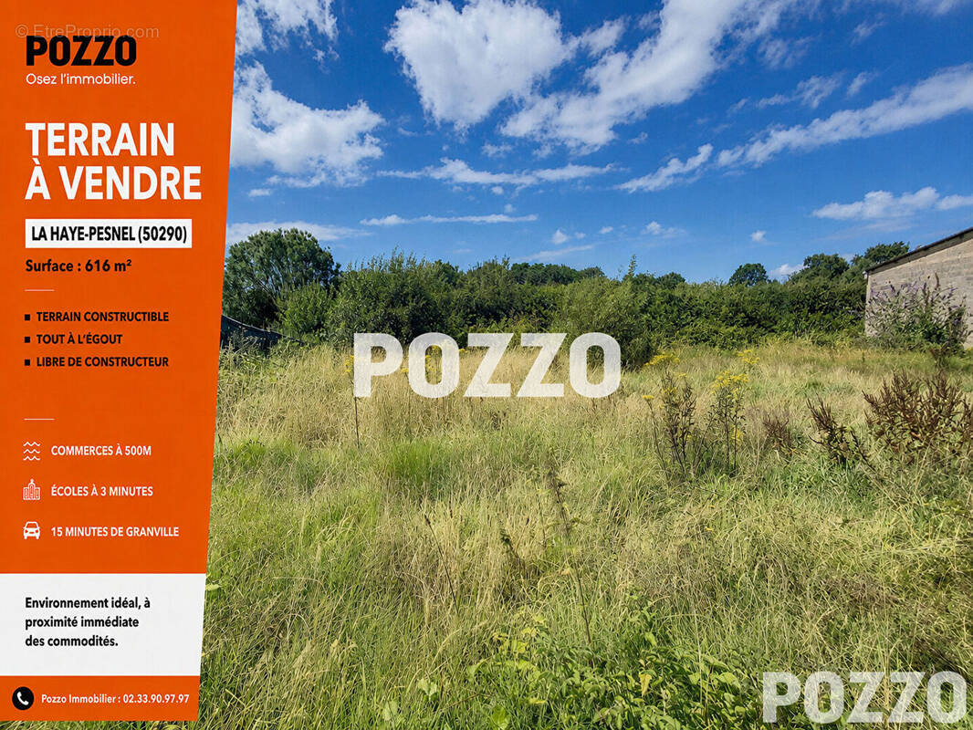 Photo Terrain à La Haye-Pesnel au prix de 32 000€