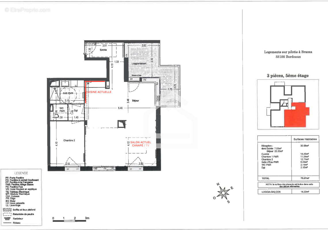 Appartement contemporain de 3 pièces à deux pas des quais de Bordeaux - photo 14